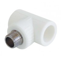 Тройник с наружной резьбой Kalde 25x1/2" для полипропиленовых труб под сварку