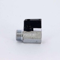 Кран шаровый НВ мини KANSAS флажок BUGATTI 1/2"x12