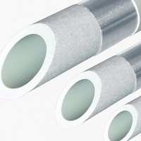 Труба полипропиленовая армированная алюминием FV-PLAST Stabioxy PN20 90х10.1 мм штанга 4м
