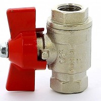 Кран шаровый ВВ IDEAL бабочка ITAP 1/4"