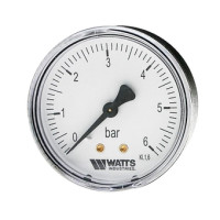 Манометр радиальный Watts F+R200(MDR) 100/ 6x1/2" 100мм, 0-6 бар Манометр радиальный Watts F+R200(MDR) 100/ 6x1/2" 100мм, 0-6 бар