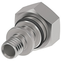 Переходник TECE TECEflex 20x3/4" накидная гайка, никелированная латунь