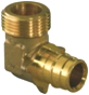 Угол Uponor Q&E 90˚ 20-1/2"НР латунный