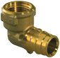 Угол Uponor Q&E 90˚ 25-3/4"ВР латунный