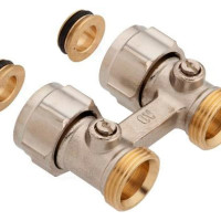 Узел присоединения Oventrop Multiflex F 3/4" x 3/4" прямой
