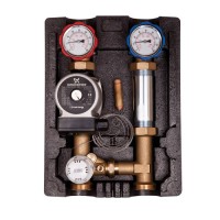 Насосная группа ICMA с фиксированной регулировкой правое с насосом Grundfos UPS 25-60 Насосная группа ICMA с фиксированной регулировкой правое с насосом Grundfos UPS 25-60