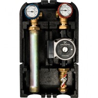 Насосная группа с термостатическим смесительным клапаном 1"с насосом Grundfos UPM3 Hybrid 25-70 STOUT SDG-0002-002503 Насосная группа с термостатическим смесительным клапаном 1"с насосом Grundfos UPM3 Hybrid 25-70 STOUT SDG-0002-002503